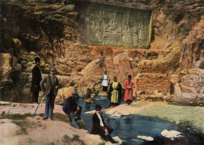 Tchechan Ali. Le Schah Fath Ali en zijn kinderen, afstammelingen van Fath Ali Shah, 1900 door Unbekannt