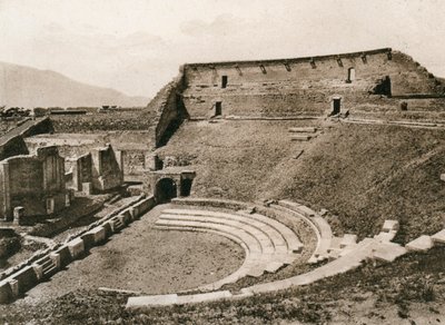 Teatro tragico, Pompeii, Italië, ca. 1900 door Unbekannt