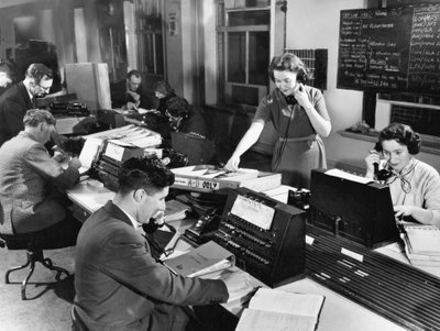 Telefooncentrale, 1956 door Unbekannt