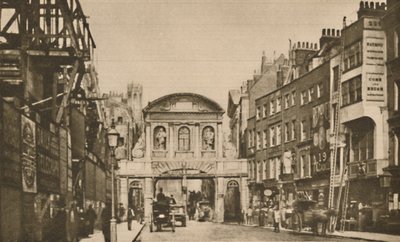 Temple Bar: De Stadsgrens in de Strand in het Jaar 1878, ca. 1935 door Unbekannt