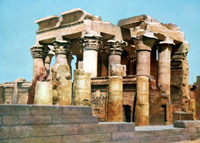 Tempel van Kom Ombo, Egypte, 20e eeuw door Unbekannt