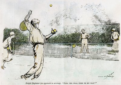 Tennis door Unbekannt