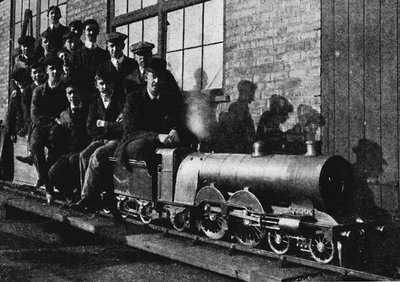 Testen van een Miniatuur Atlantische Motor in Northampton, 1926 door Unbekannt