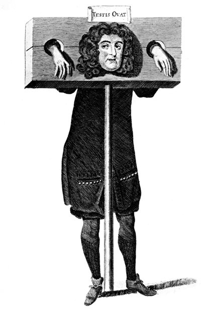 Testis Ovat, Titus Oates in de schandpaal, 17e eeuw, ca. 1905 door Unbekannt