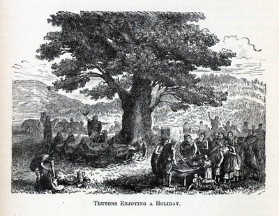 Teutonen Genieten van een Vakantie, 1882 door Unbekannt