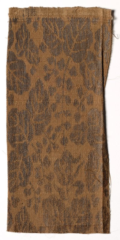 Textiel Fragment, 1800s door Unbekannt