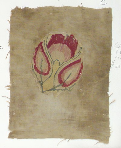Textielfragment, Koptisch, 5e-6e eeuw door Unbekannt