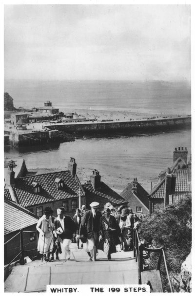 De 199 treden, Whitby, 1936 door Unbekannt