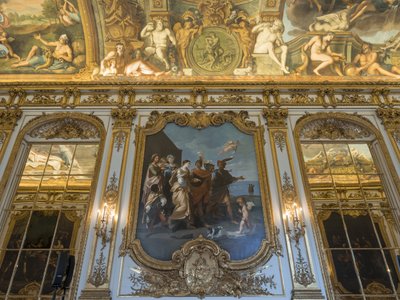 De ontvoering van Helene door Paris, kopie door de Louvre-werkplaatsen door Unbekannt