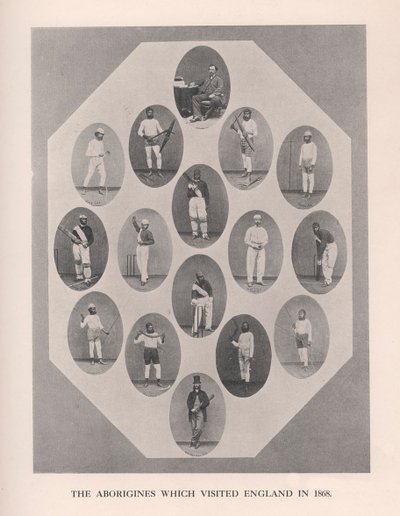 De Aboriginals die Engeland bezochten in 1868, 1912 door Unbekannt