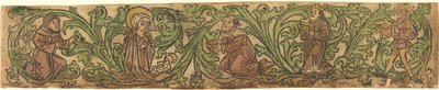 De Aanbidding der Wijzen in een rand, ca. 1480 door Unbekannt