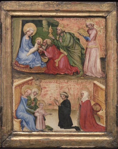 De Aanbidding der Wijzen, ca. 1424 door Unbekannt