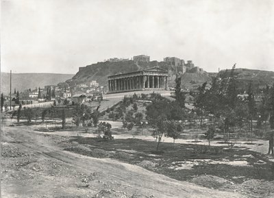 De Agora en Akropolis, Athene, Griekenland, 1895 door Unbekannt