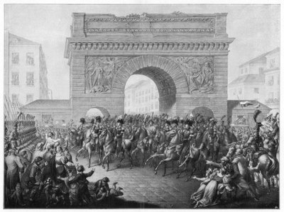 De geallieerden betreden Parijs, 31 maart 1814, 1900 door Unbekannt