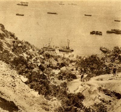 De Anzac-kolonie in Gallipoli, Gaba Tepe door Unbekannt
