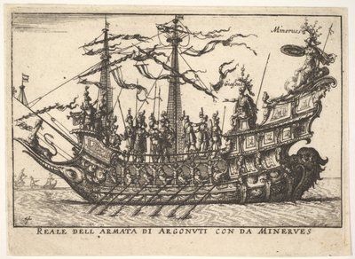 De Argonauten geleid door Minerva, uit de serie door Unbekannt