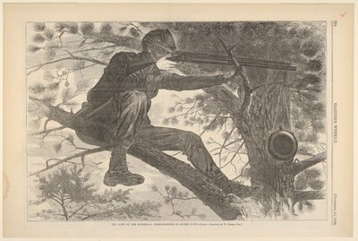 Het leger van de Potomac - Een scherpschutter op wacht, Harpers Weekly, Vo..., 15 november 1862 door Unbekannt