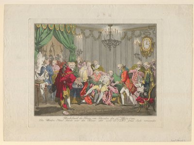 De Moord op Koning Gustaaf III op 16 maart 1792, 1792 door Unbekannt