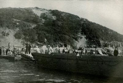 De Australische Landingsplaats bij Gaba-Tepe, 1919 door Unbekannt