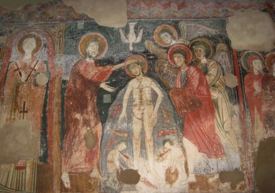 De Doop van Christus, ca. 950 door Unbekannt