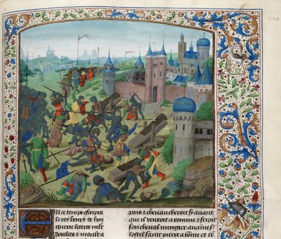 De Slag bij Nicopolis op 25 september 1396 door Unbekannt