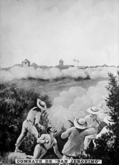 De Slag bij San Geronimo, 1895 door Unbekannt