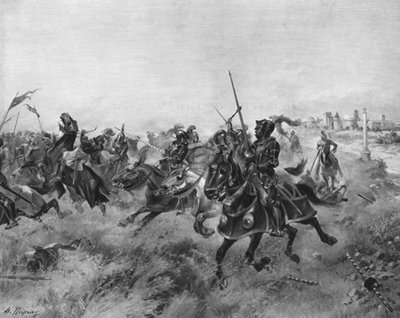De Slag bij de Spurs, 1513 door Unbekannt