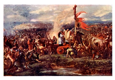 De Slag bij de Standaard, 1138 AD door Unbekannt