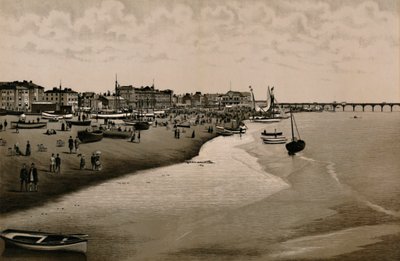 Het strand, Yarmouth, ca. 1880 door Unbekannt