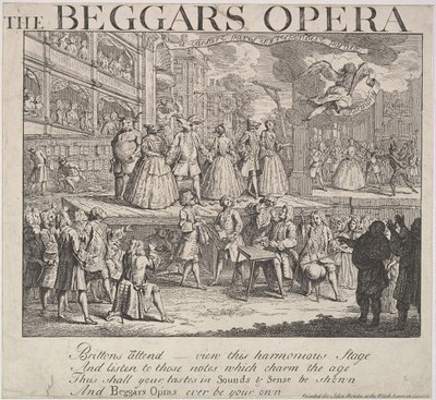 The Beggars Opera, 1728 door Unbekannt
