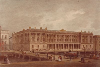 De Beurs van Berlijn aan de Burgstrasse, Eind jaren 1860-Begin jaren 1870 door Unbekannt