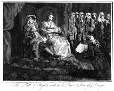 De Bill of Rights voorgelezen aan de Prins en Prinses van Oranje door Unbekannt