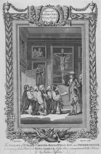 De Bisschoppen van Stasaph-Chester-Bath & Wells- Ely en Peterborough, ca 1787 door Unbekannt