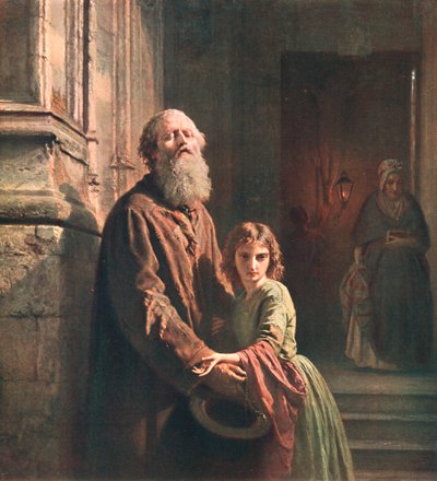 De Blinde Bedelaar, 1853, ca. 1902 door Unbekannt