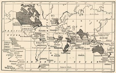 Het Britse Rijk, 1897 door Unbekannt