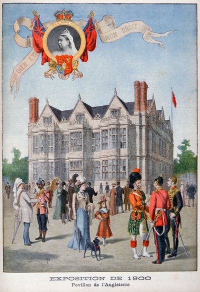 Het Britse paviljoen op de Wereldtentoonstelling van 1900, Parijs, 1900 door Unbekannt