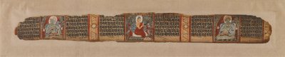 De Boeddha verdeelt honing, uit een Prajnaparamita-manuscript, 12e eeuw door Unbekannt