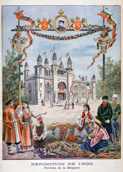 Het Bulgaarse paviljoen op de Wereldtentoonstelling van 1900, Parijs, 1900 door Unbekannt