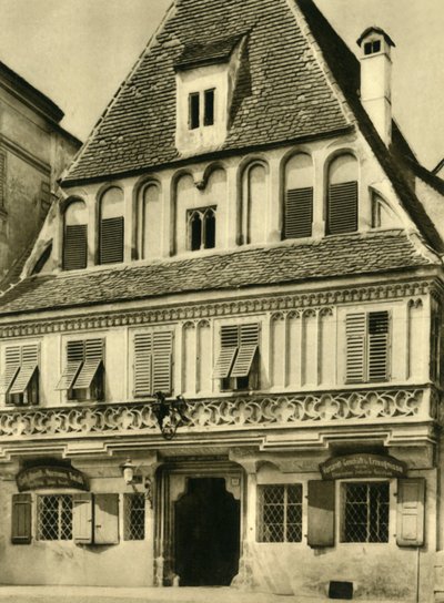 Het Bummerlhaus, Steyr an der Enns, Opper-Oostenrijk, c1935 door Unbekannt