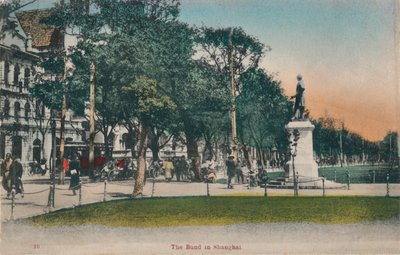 De Bund in Shanghai, ca. 1910 door Unbekannt