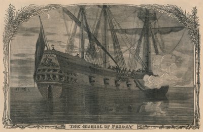 De begrafenis van Vrijdag, ca. 1870 door Unbekannt
