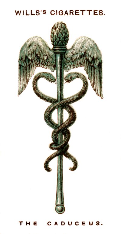 De Caduceus door Unbekannt