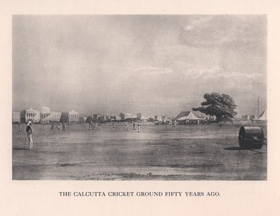 Het Calcutta Cricket Ground, India, 1861-1912 door Unbekannt