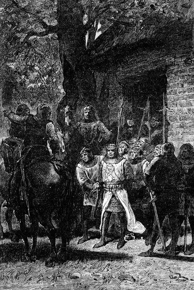 De gevangenneming van Richard Leeuwenhart door Unbekannt