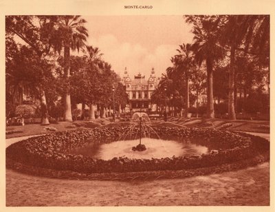 Het Casino, Monte Carlo, 1930 door Unbekannt