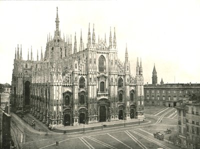 De kathedraal, Milaan, Italië, 1895 door Unbekannt