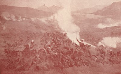 De cavalerieaanval bij Balaclava, 1854 1909 door Unbekannt