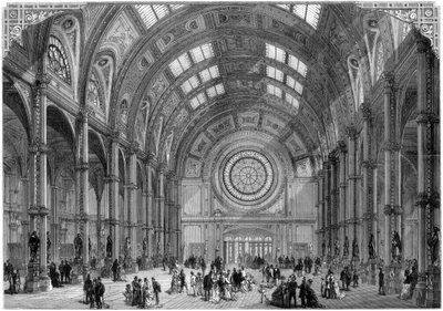 De Centrale Hal, Alexandra Palace, Londen, 1875 door Unbekannt