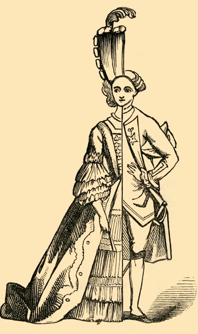 De Chevalier DEon door Unbekannt