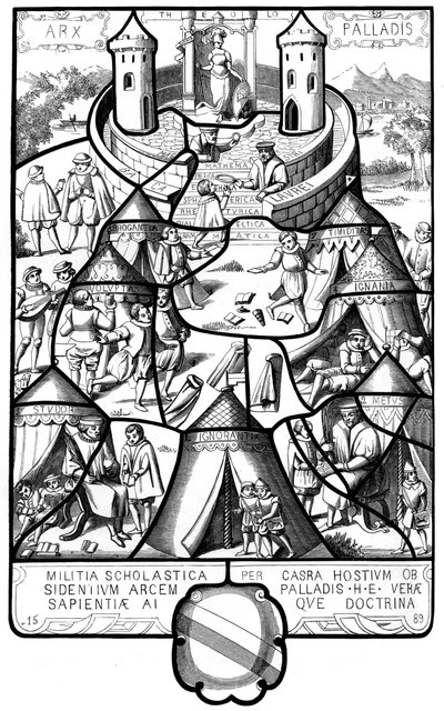 De Citadel van Pallas, 1589 door Unbekannt